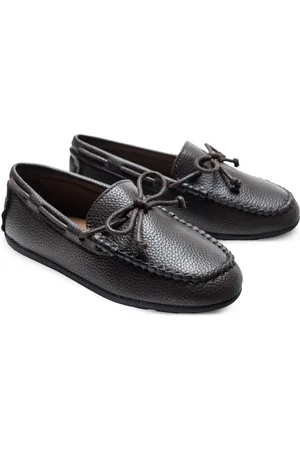 M. Moustache Loafers met strikdetail