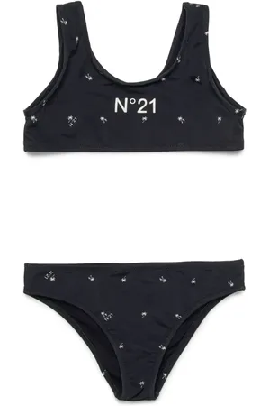 Nº21 Bikini met palmboomprint