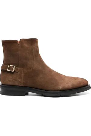 santoni Suède enkellaarzen