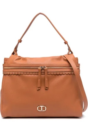 Twin-Set Tas met logoplakkaat