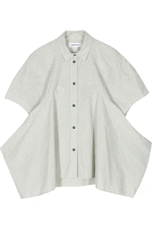 ENFÖLD Geruite blouse