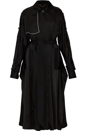 Victoria Beckham Trenchcoat met contrasterende afwerking