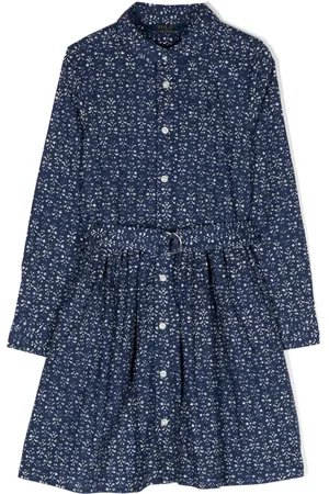 Ralph Lauren Jurk met geplooide rok