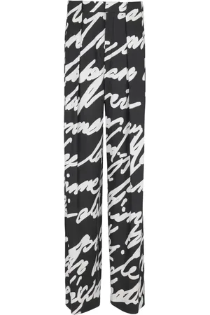Balmain Love Letter geplooide broek