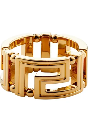 VERSACE Greca ring met uitgesneden details