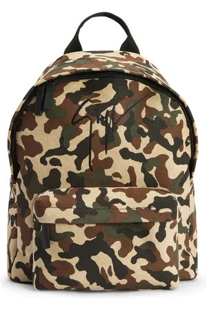 Giuseppe Zanotti Rugzak met camouflageprint