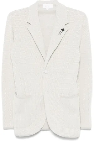 LARDINI Blazer met textuur