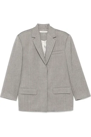 REMAIN Blazer met visgraatpatroonn