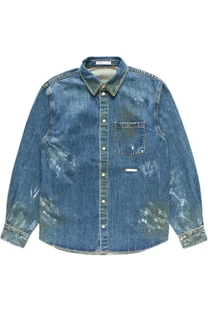 Helmut Lang Denim overhemd met print