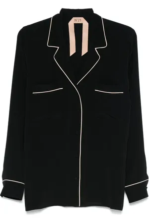 Nº21 Blouse met afwerking