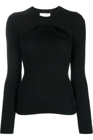 Isabel Marant Zana geribbelde top met uitgesneden details