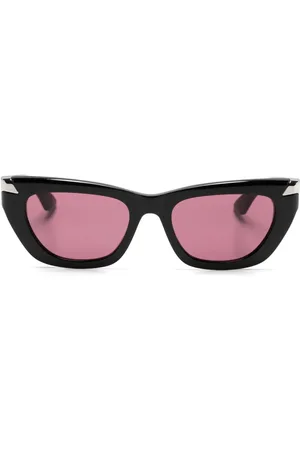 Alexander McQueen Zonnebril met cat