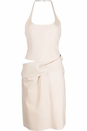 Jacquemus La Robe Hielo asymmetrische jurk