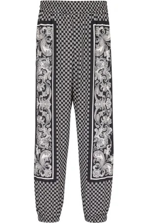 Balmain Trainingsbroek met elastische taille en monogram