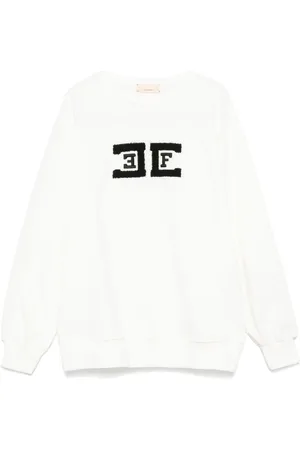 Elisabetta Franchi Sweater met geborduurd logo