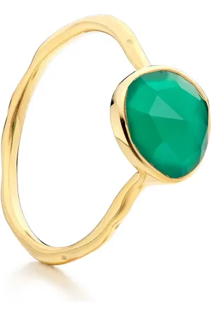 Monica Vinader Ring met onyx