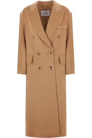 Max Mara Mantel met dubbele rij knopen