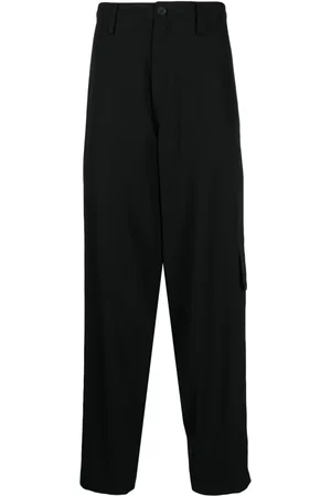 YOHJI YAMAMOTO Wollen broek met toelopende pijpen