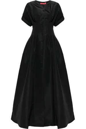 Carolina Herrera Avondjurk met opgerolde mouwen