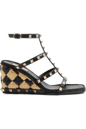 VALENTINO GARAVANI 80 mm Rockstud sandalen met sleehak