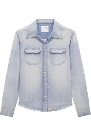 Courrèges Denim shirt met logo