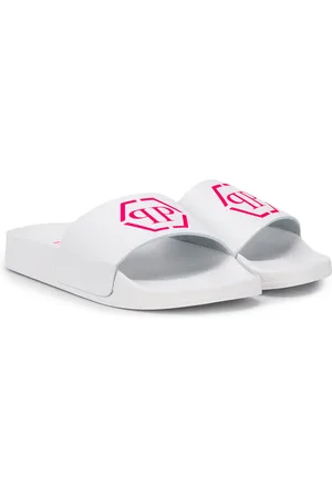 Philipp Plein Slippers met logoprint