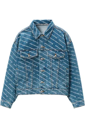 Alexander Wang Denim jack met logoprint