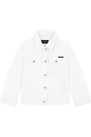 Dolce & Gabbana Spijkerjack met logopatch