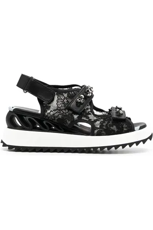 LE SILLA Sandalen met kristallen