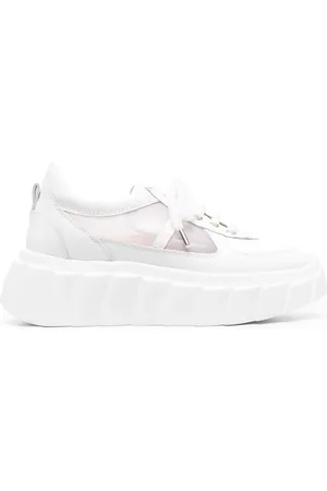 AGL ATTILIO GIUSTI LEOMBRUNI Blondie Grid sneakers met plateauzool