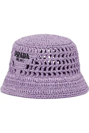 Prada Vissershoed met geborduurd logo