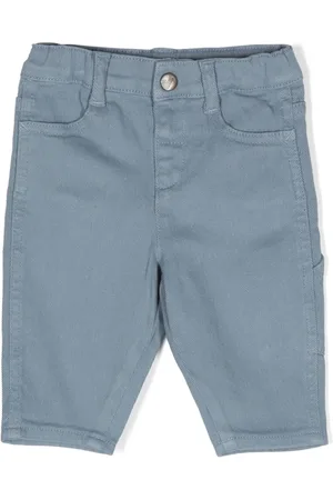Emporio Armani Straight twill broek