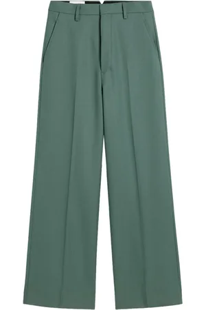 Ami Wollen broek met grote pasvorm