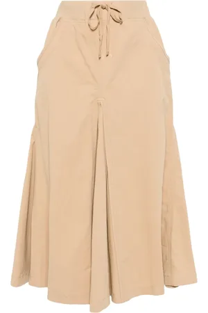 B+AB High waist katoenen plooirok