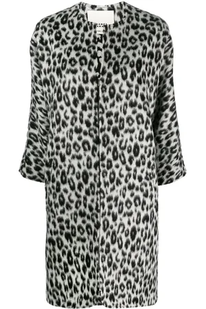 Isabel Marant Ometia jas met luipaardprint