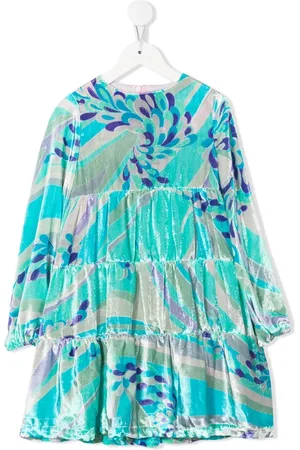 PUCCI Junior Jurk met abstracte print