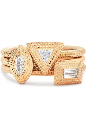 De Beers 18kt roségouden Talisman ringen met diamant