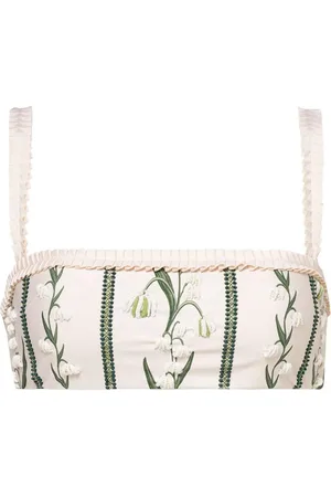 Agua by Agua Bendita Olmo Perla bikinitop met bloemenprint