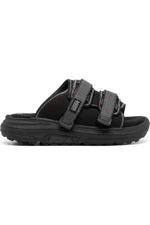 SUICOKE Moto slippers met logopatch