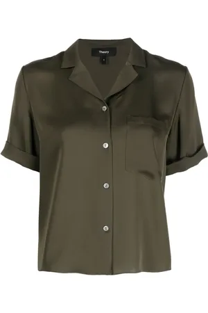 THEORY Zijden blouse
