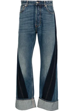 Alexander McQueen Gedraaide jeans