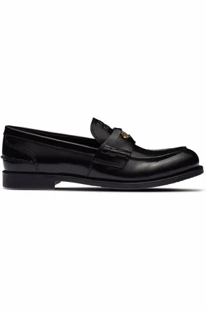 Miu Miu Geborstelde leren loafers