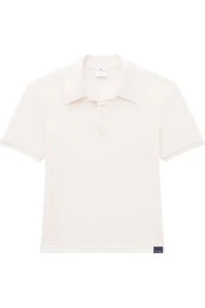 Courrèges Mesh poloshirt met logopatch
