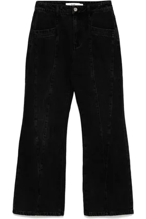 B+AB Flared jeans met wassing