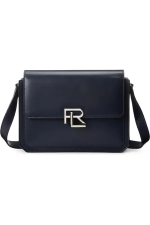 Ralph Lauren Leren schoudertas met logoplakkaat