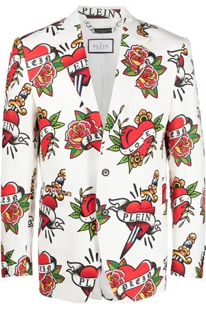 Philipp Plein Blazer met logoprint