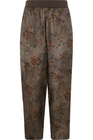 UMA WANG Broek met bloemenprint