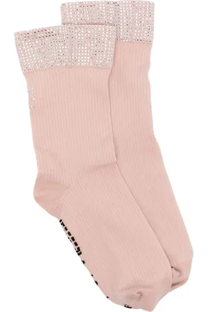 Wolford X Sergio Rossi sokken met kristal