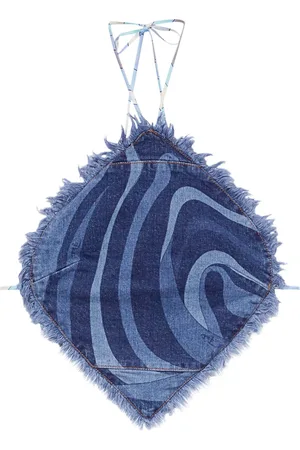 Puccini Denim haltertop
