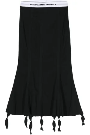Natasha Zinko Long John geribbelde katoenen rok